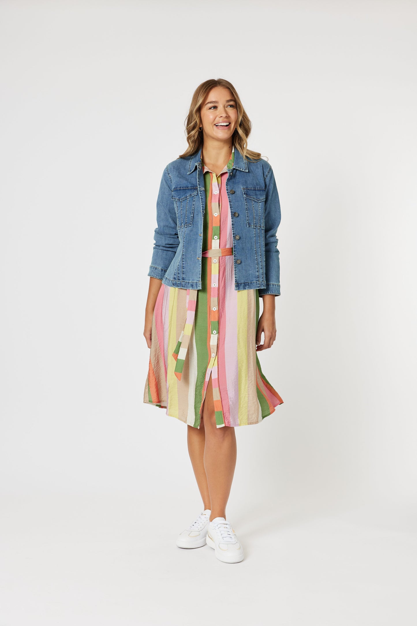 Retro Denim Jacket- Washed Denim