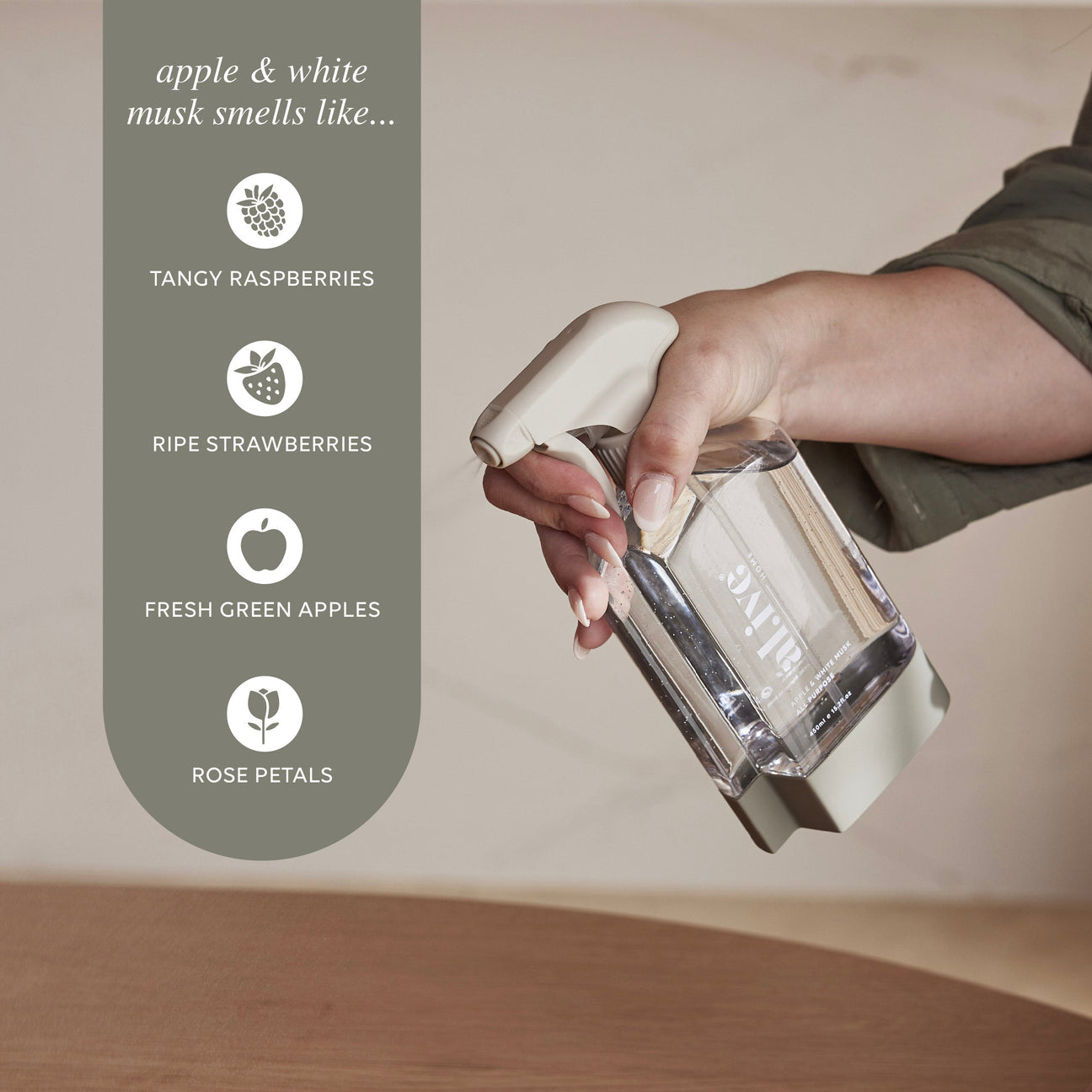 Alive All Purpose Cleaning Kit - Apple/White Musk