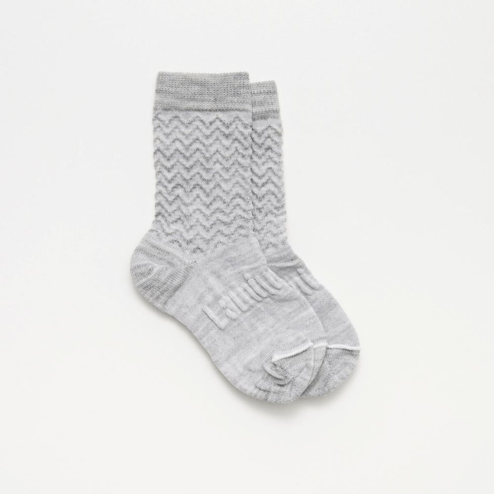 Baby Merino Wool Socks - Bunny Grey
