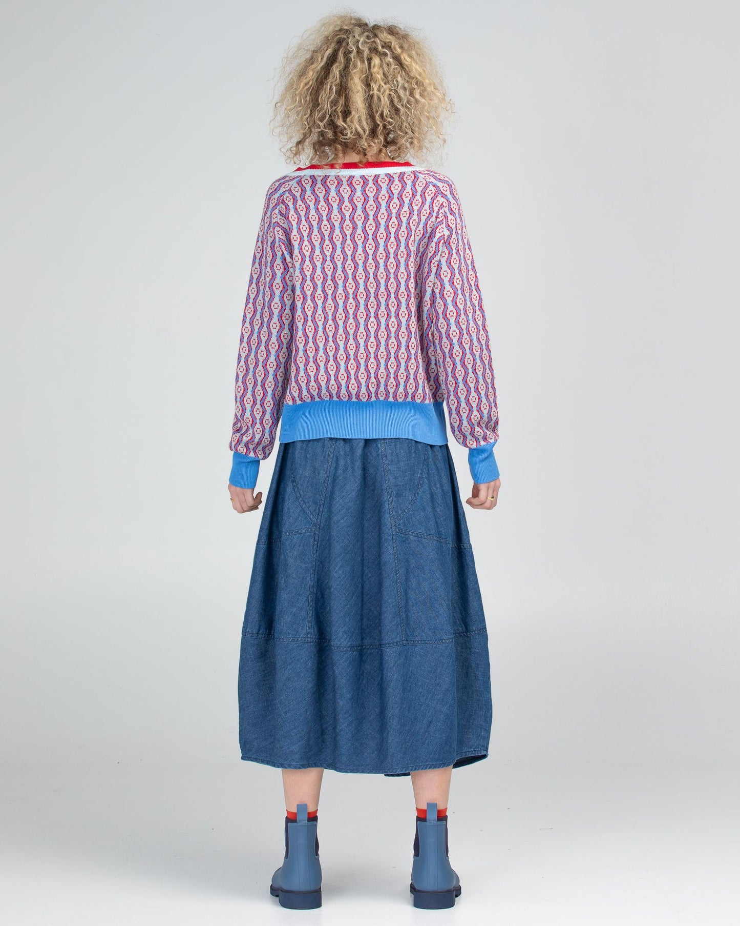 Guru Skirt - Mid Wash Denim