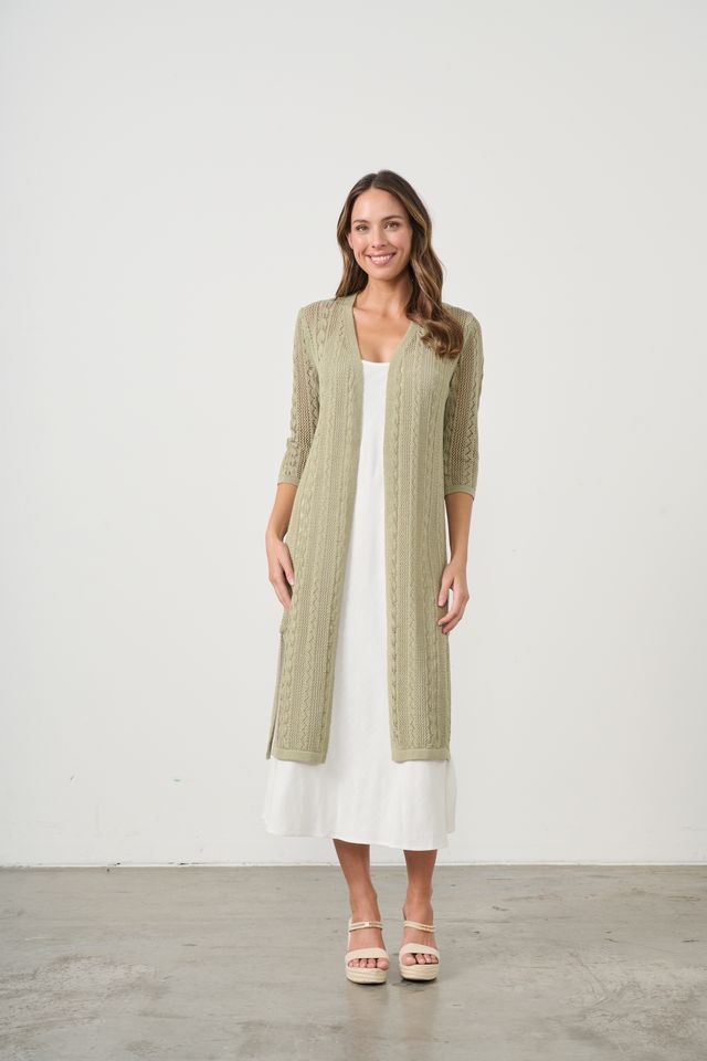 Lace Jacket - Sage