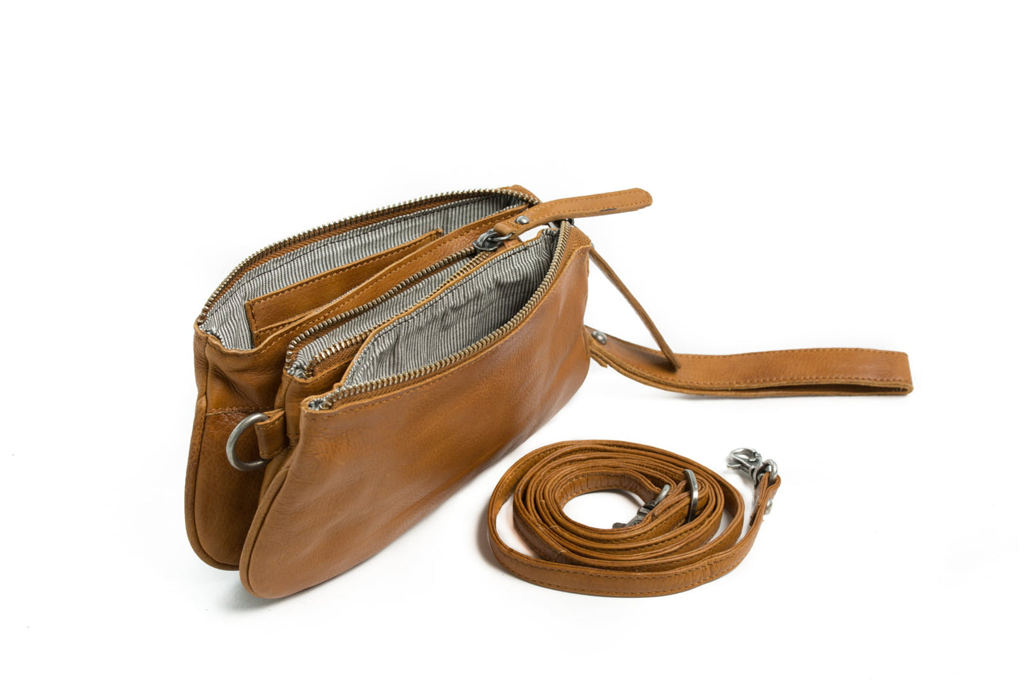 St Kilda Clutch Bag- Tan