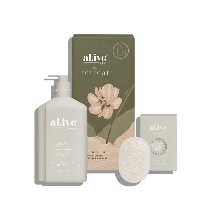 Shower Gift Set- Sea Cotton & Coconut