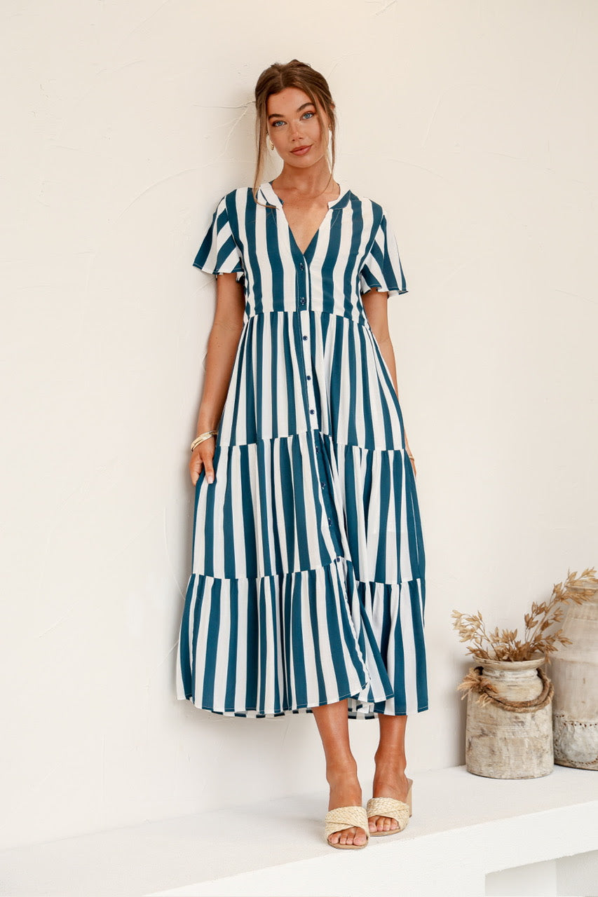 Coastal Stripe Dress