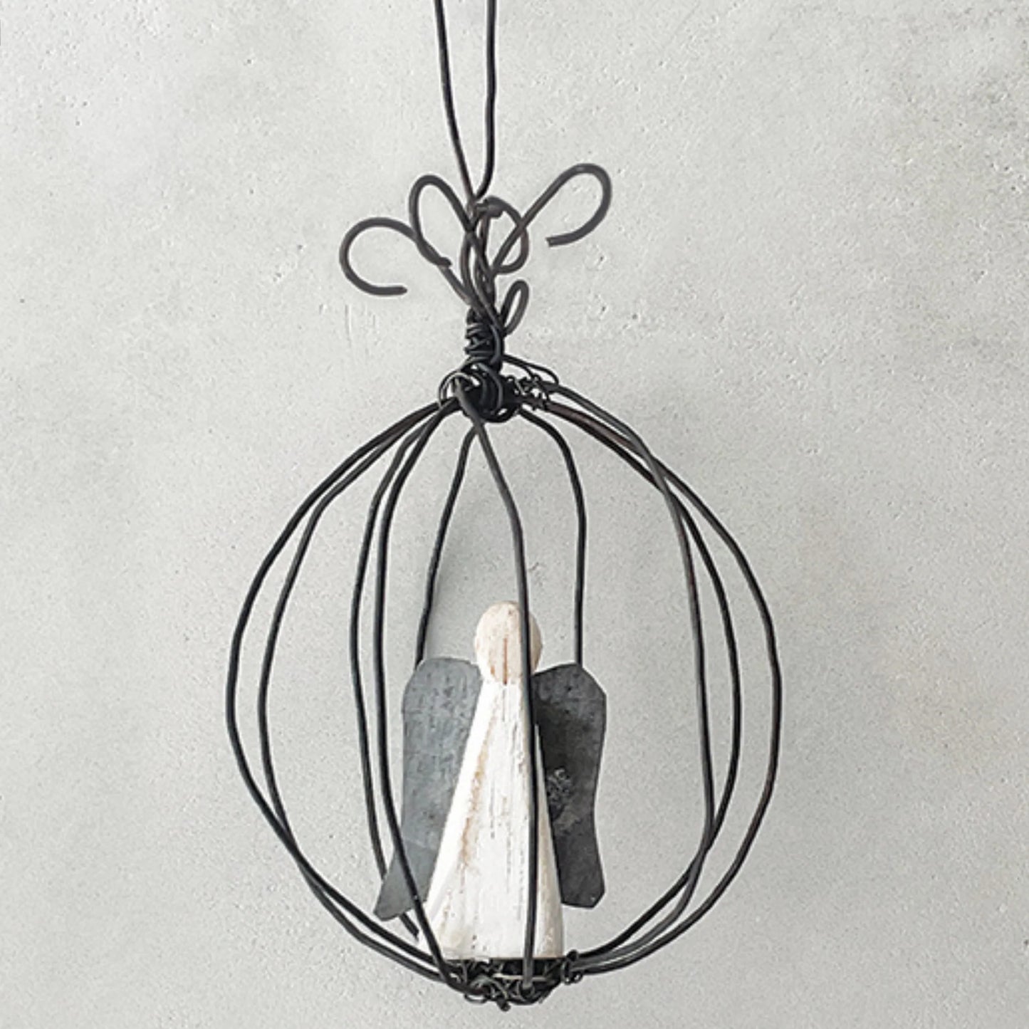 Wire Bauble- Angel