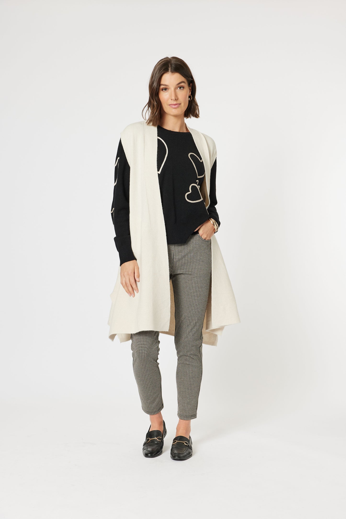 Casa Knit Vest - Natural