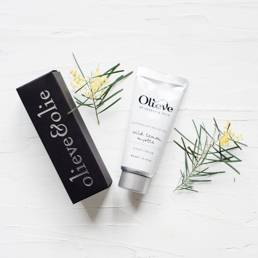 Olieve & Olie Hand Cream Tube & Box - Wild Lemon Myrtle