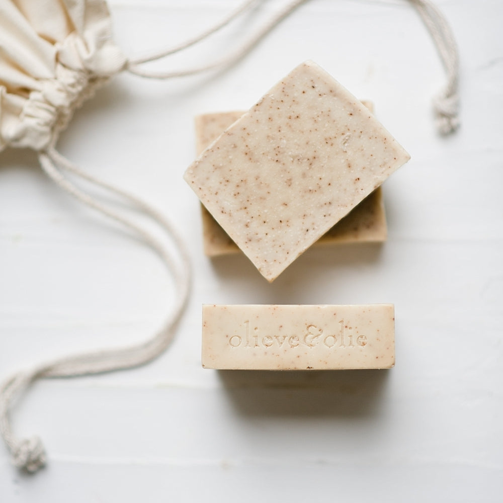 3 pk Olieve & Olie Handmade Soaps - Ylang Ylang/Coffee
