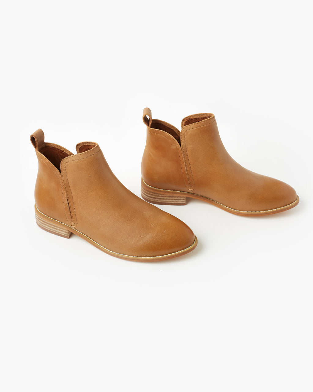 Douglas Leather Boot- Tan