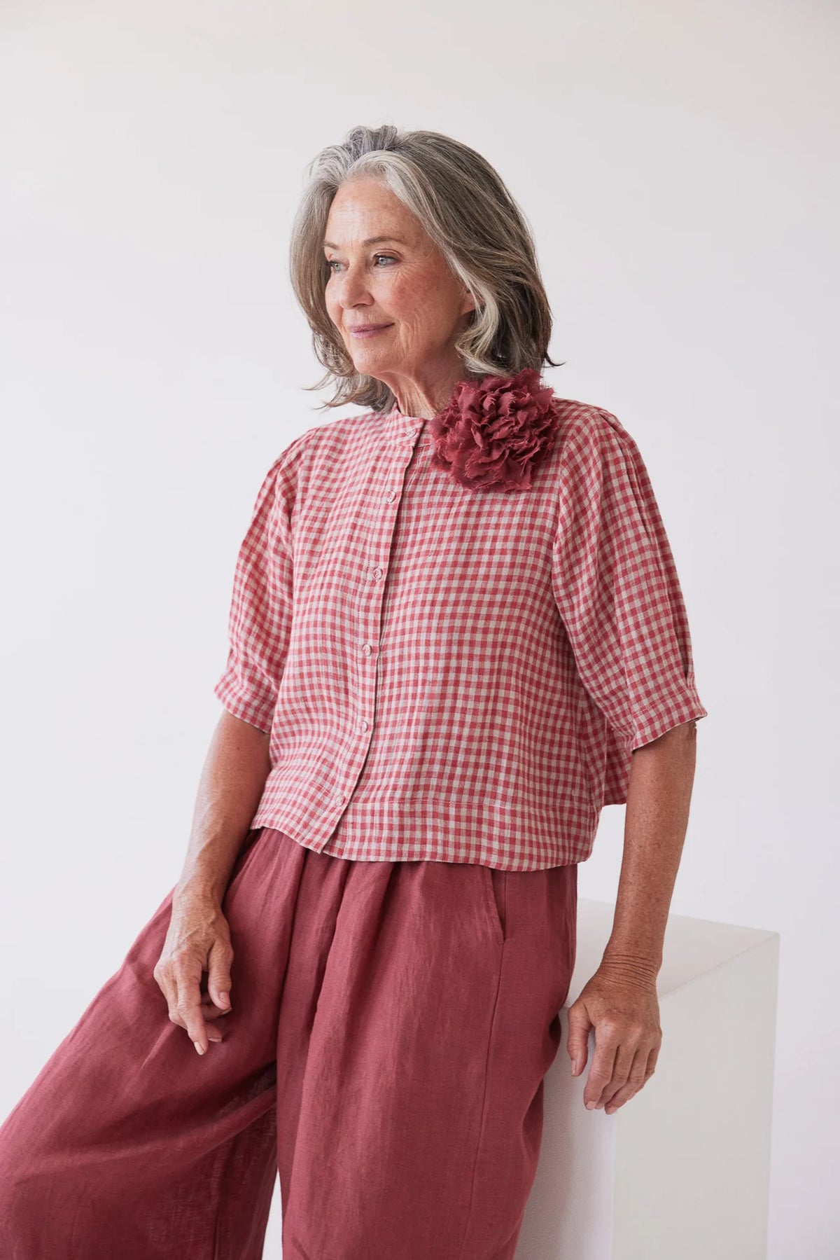 Eva’s Sunday - Loretta Reversible Top / Sienna Gingham