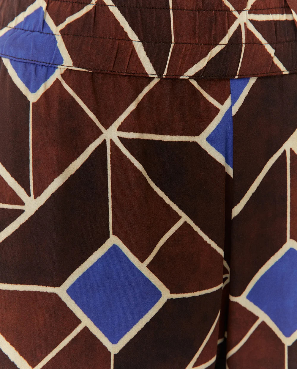 Paz Torras - Elastic Waist Printed Trouser