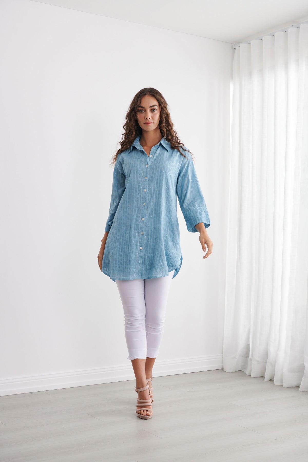 Caju Sparkle Through Top