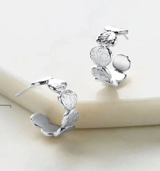 Chloe Hoop - Silver