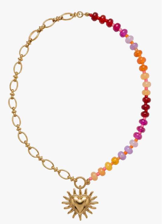 Sicily Necklace - Pink