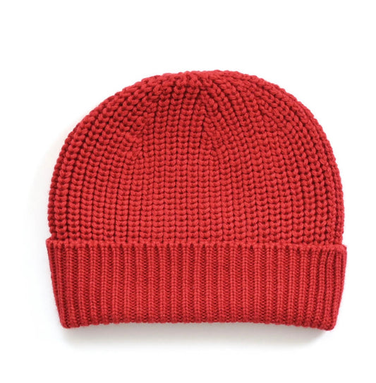 Ernest Merino Wool Beanie - Poppy