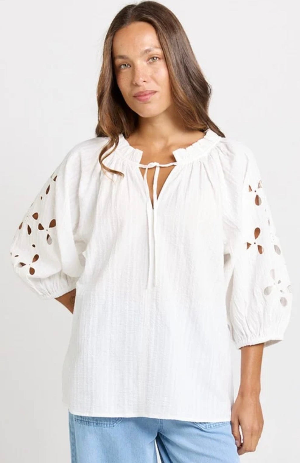 Daisy Broderie Blouse