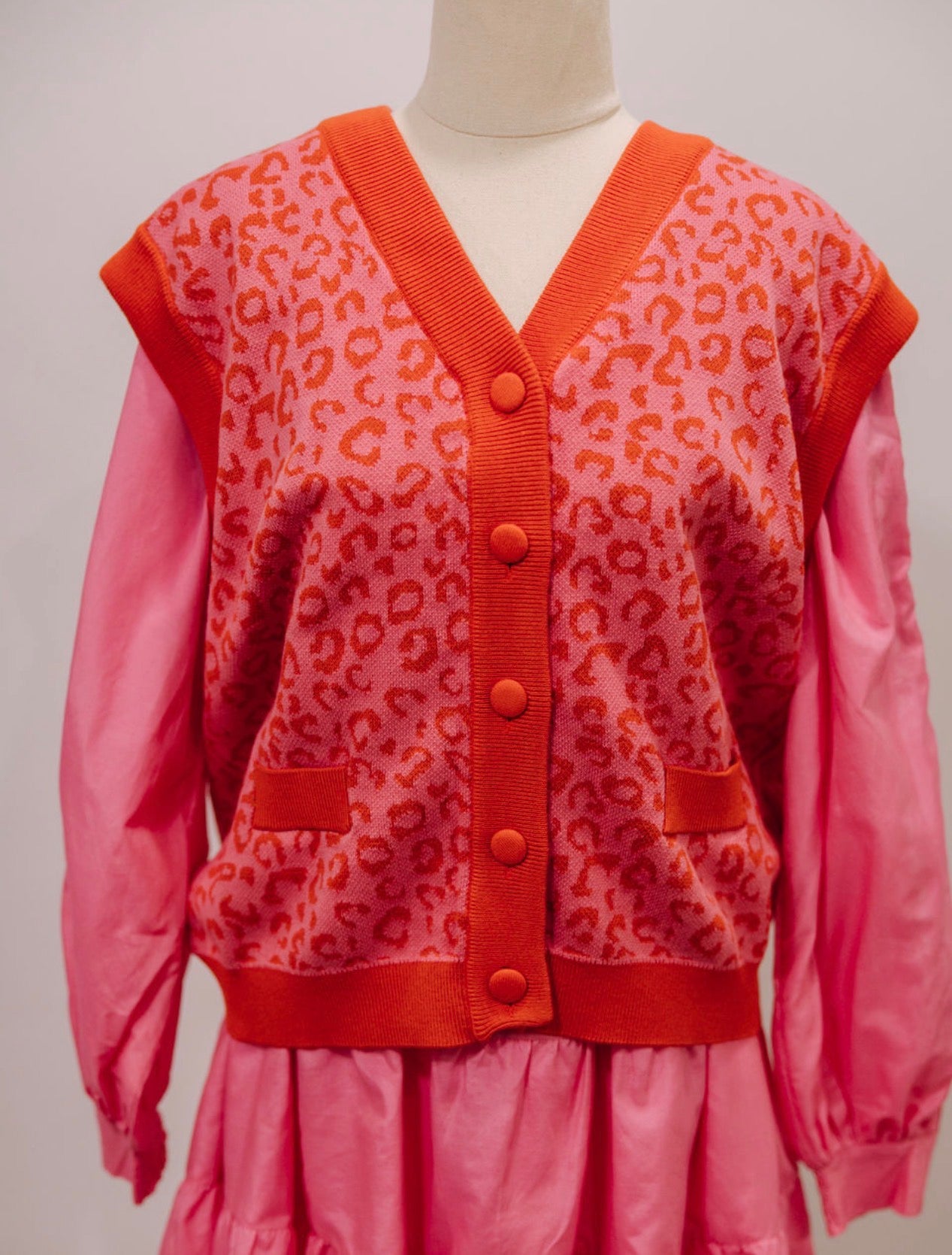 Emily Love Lock Nina Vest Thrift Pink