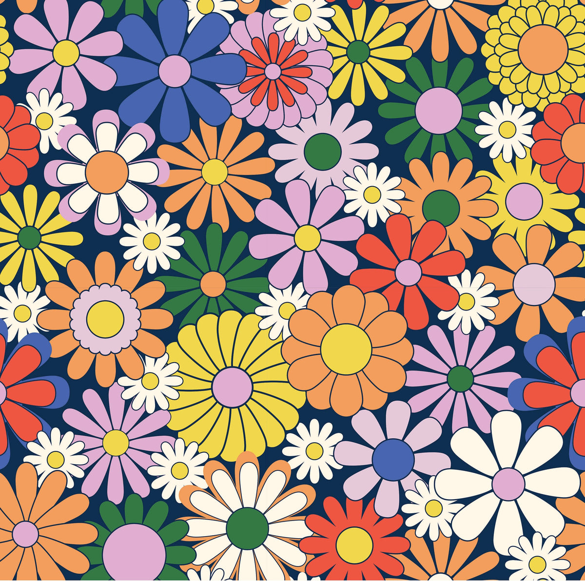 Tiny Zip Pouch – Coastal Floral