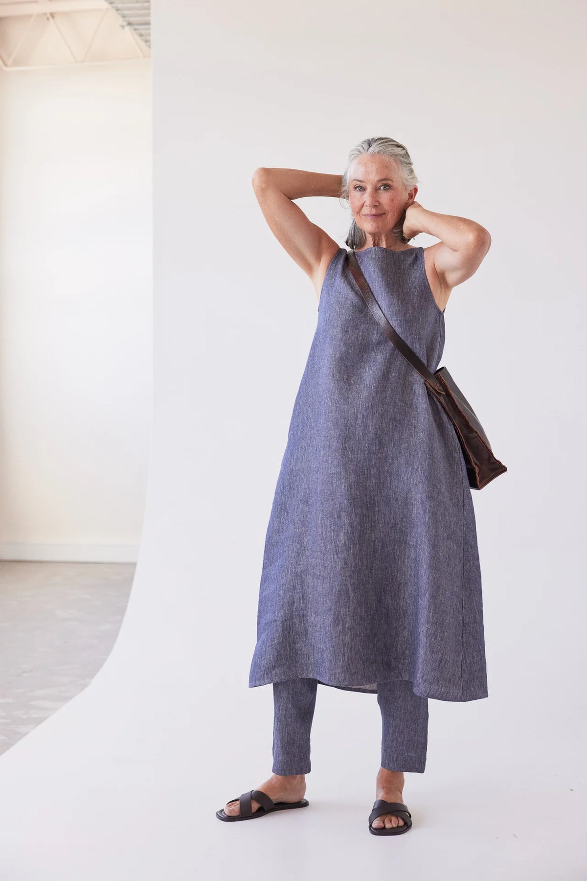 Eva’s Sunday Asher Dress - Dusty Denim