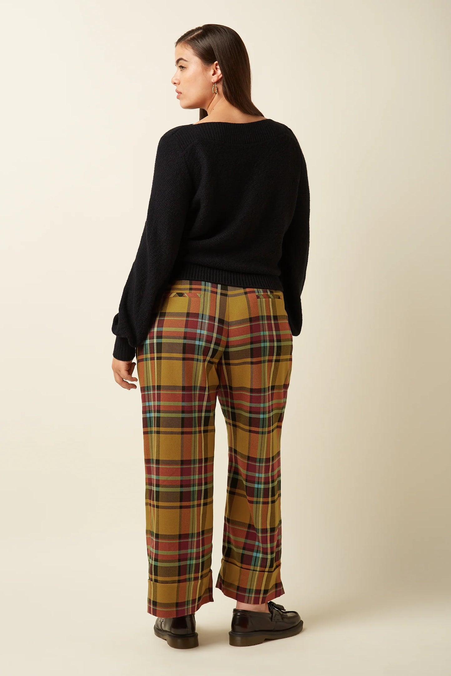 King Louie - Federica Cuff Pants - Caroll Check