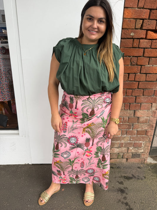 Lisa Print Skirt