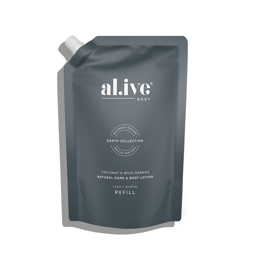 
            
                Load image into Gallery viewer, Alive Body Coconut &amp;amp; Wild Orange Lotion Refill
            
        