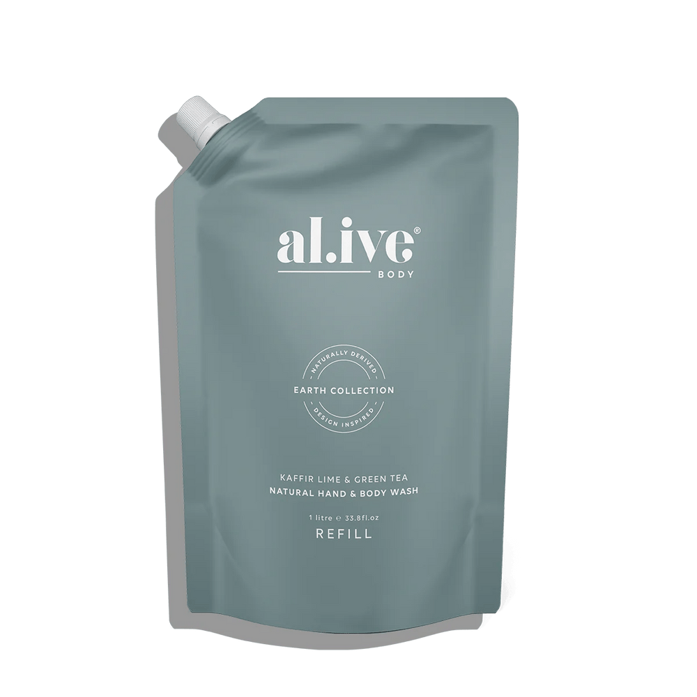 Alive Body Kaffir Lime & Green Tea Hand/Body Wash Refill