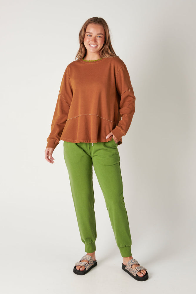 Flounce Panel Popover - Chocolate