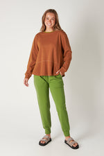 Flounce Panel Popover - Chocolate