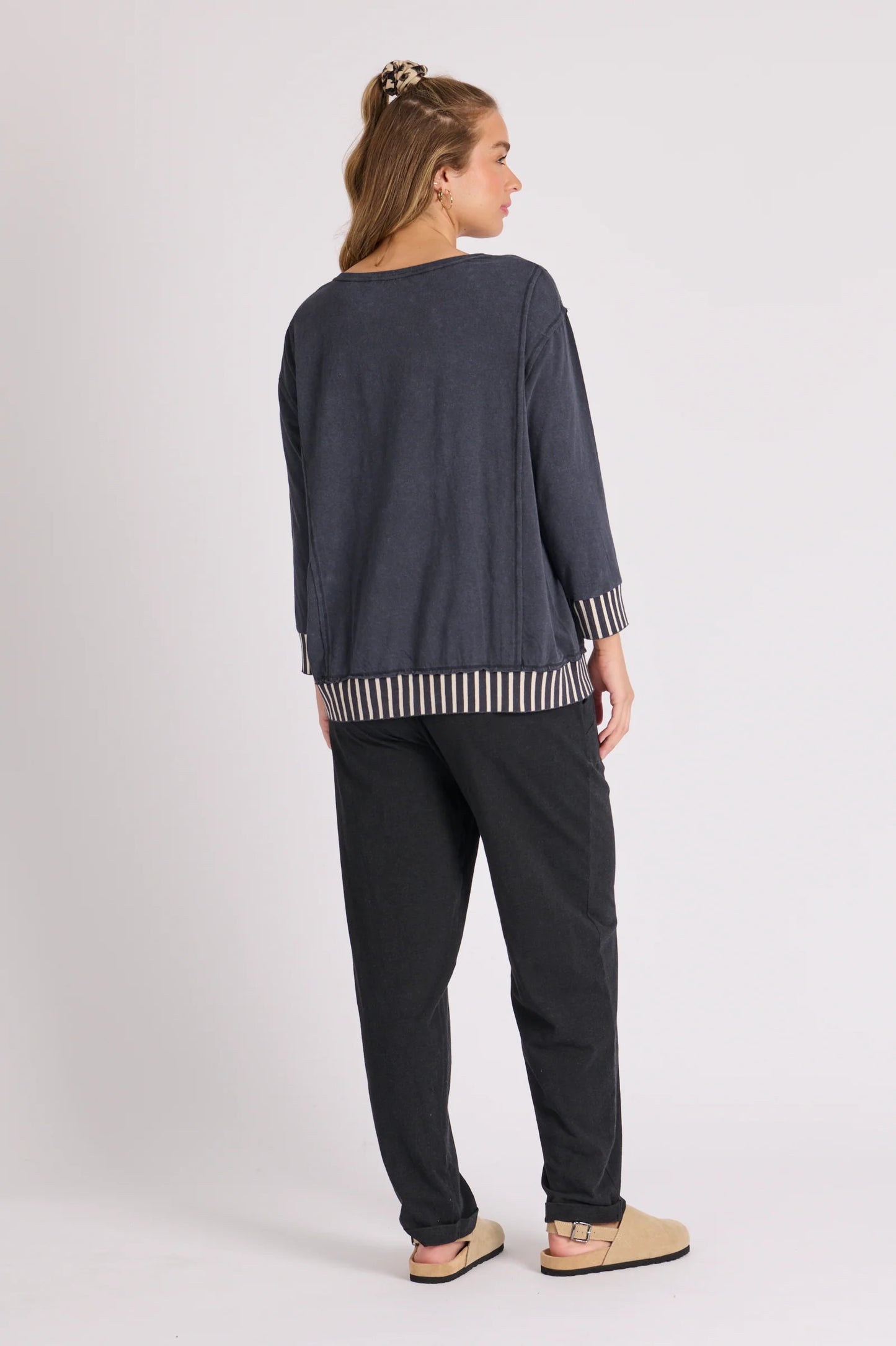 Seeing Stripes Top - Ink