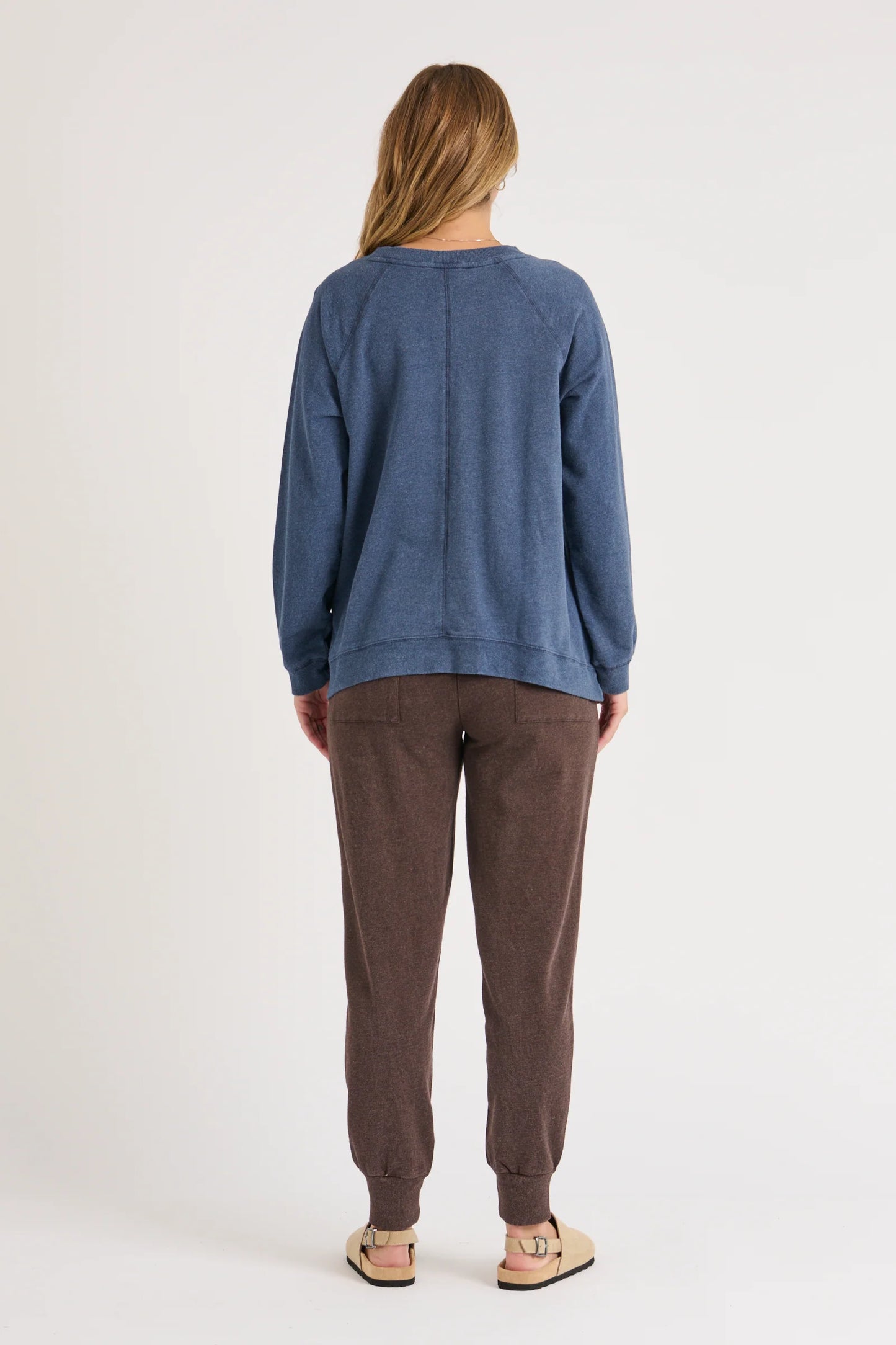 Drop Side Jumper- Navy