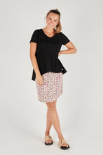 Puff Sleeve Tee - Black