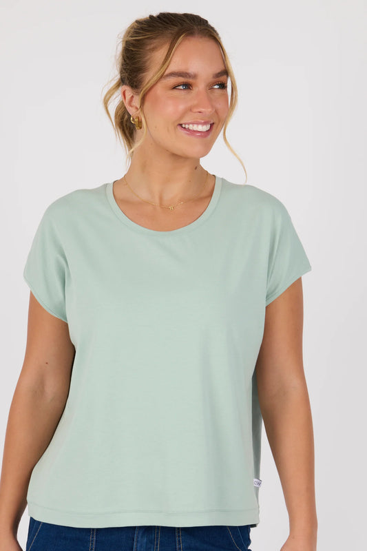 Shell Tee- Sea Green
