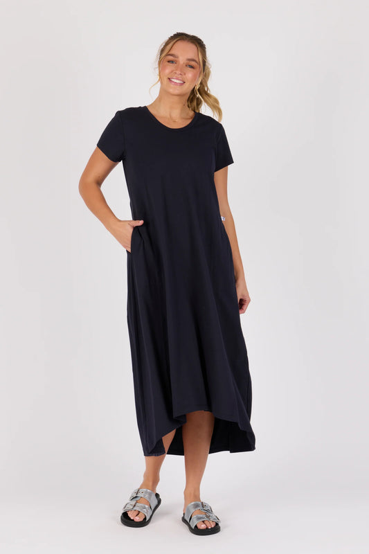 TShirt Maxi Dress - Blue Graphite