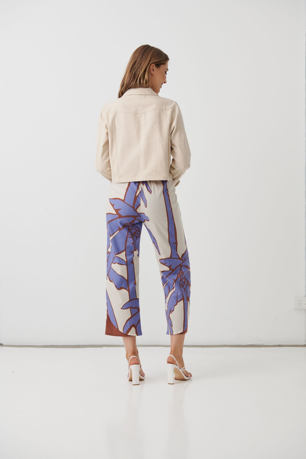 Cotton Canvas Jacket - Cream
