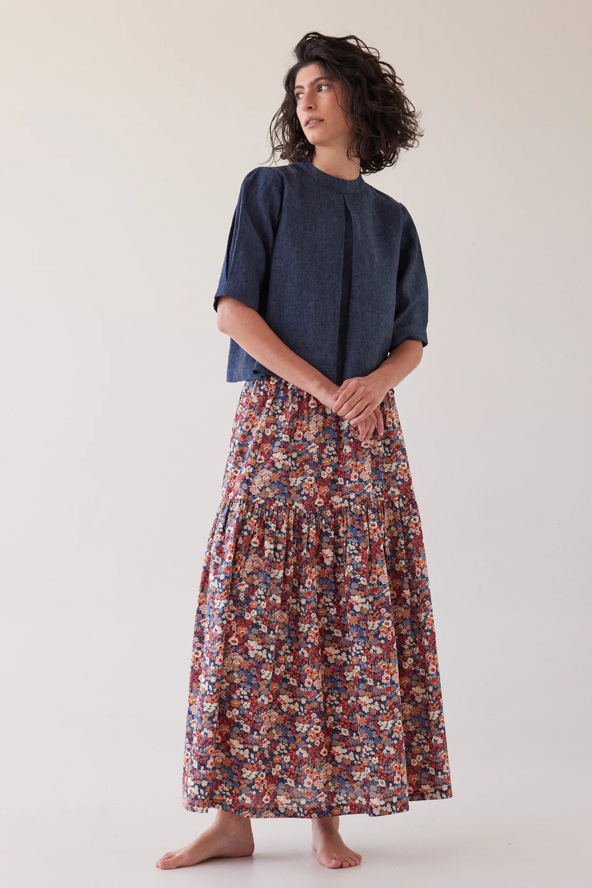 Eva’s Sunday Loretta Reversible Top - Navy