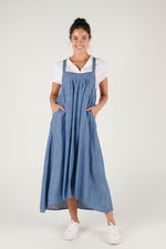 Pinafore Dress - Chambray