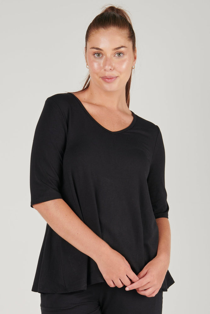 A-Line Top - Black