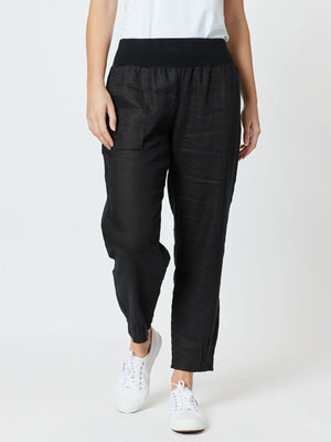 Jersey Waist Pant - Black