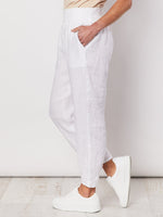 Jersey Waist Pant - White