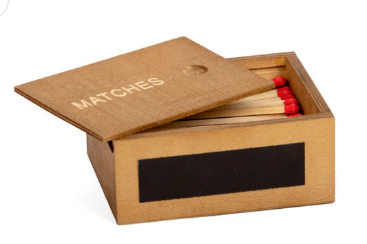 Wooden Match Box