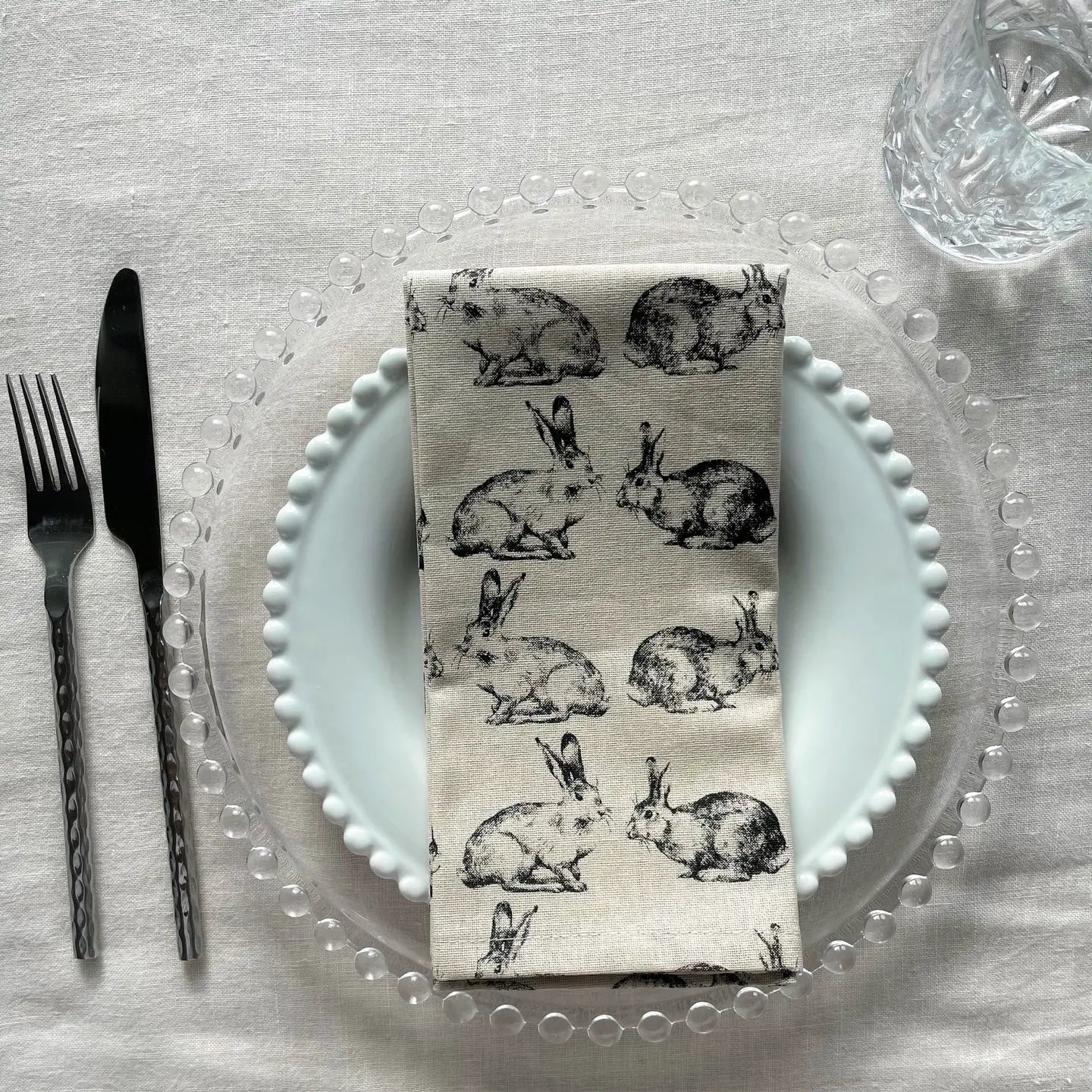 Hare Cotton Napkins (set of 4)