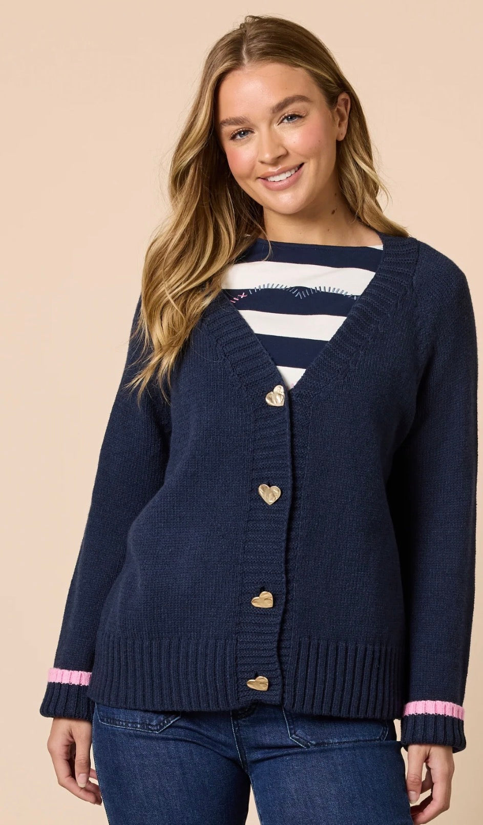 Back To Love Cardi- Navy