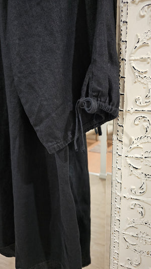 Hollie Linen Shirt - Black