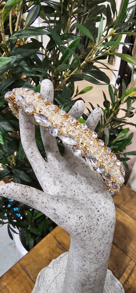 Jewelled Headband - Gold