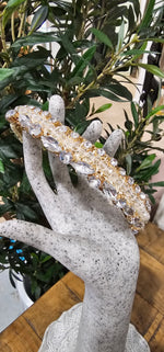 Jewelled Headband - Gold