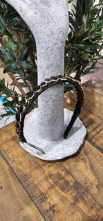 Black & Gold Detailed Headband