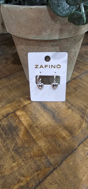 Zafino Hoop Earring - Silver