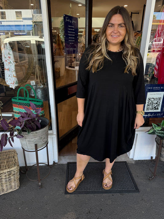 3/4 Sleeve Bamboo Dress