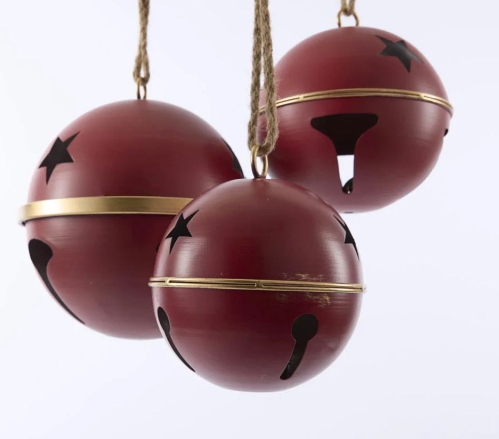 Red Round Star Bell